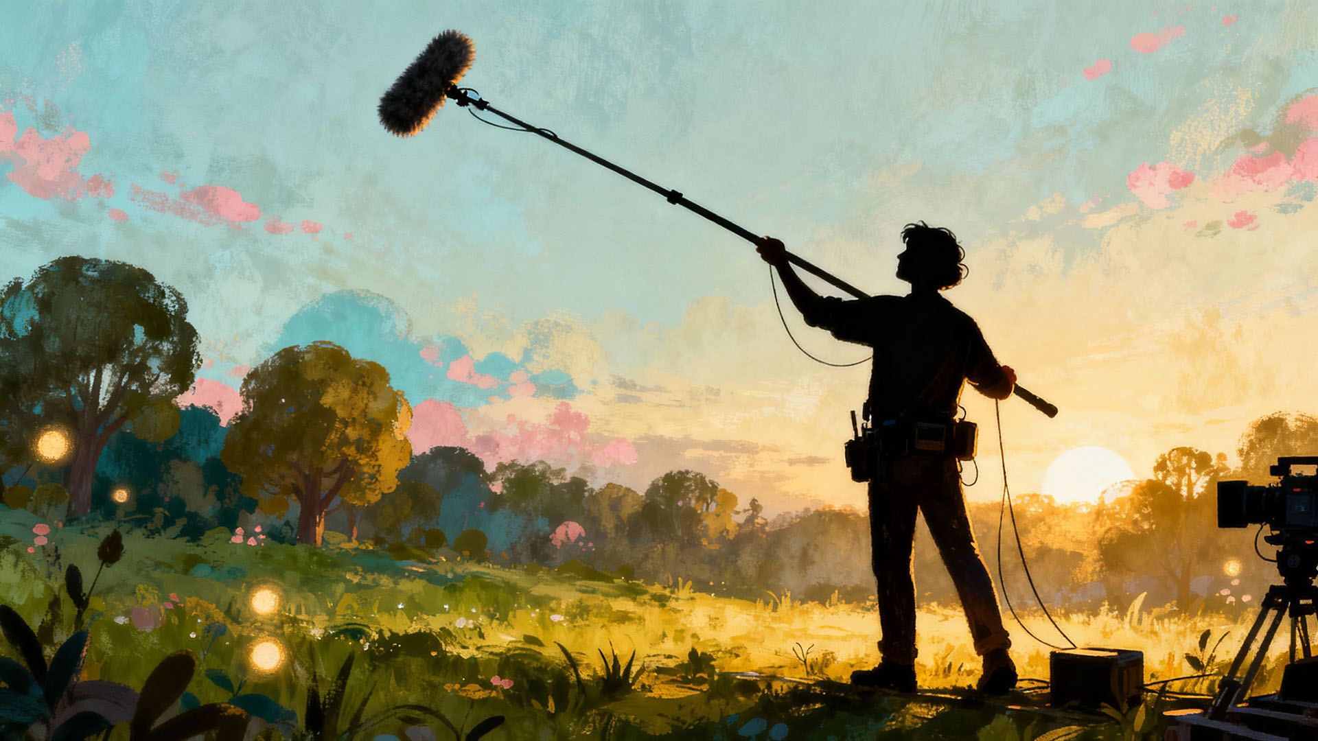 sinema, reklam, set, 